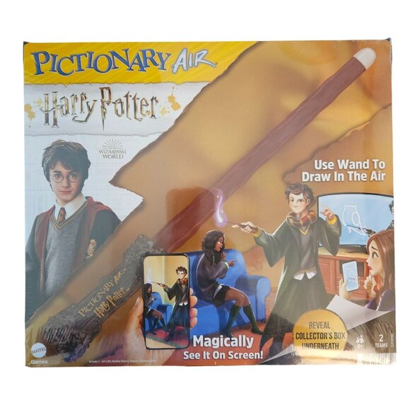 Mattel Pictionary Air Harry Potter Magical Drawing TV Game Wizarding World - Picture 1 of 6